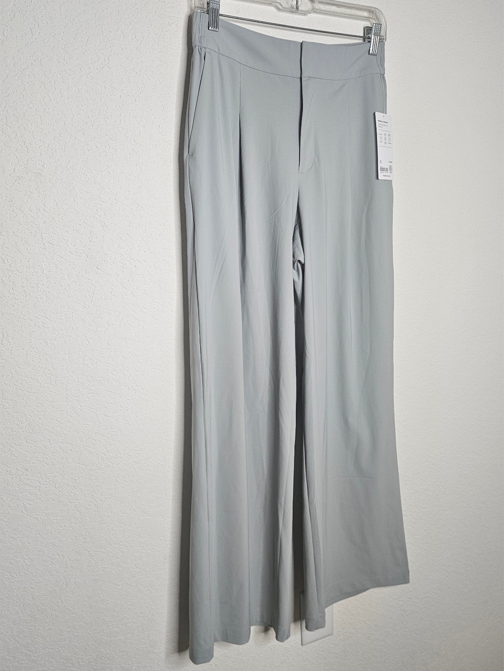 NWT Athleta Pinnacle Trouser High Rise Wide Leg Sage Green Stretchy Careerwear - Picture 5 of 14